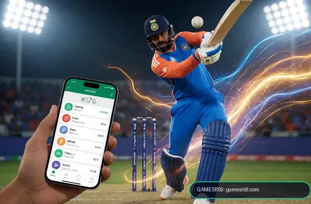 Gamesrs9 (come com game) fantasy cricket & matchday visual 1